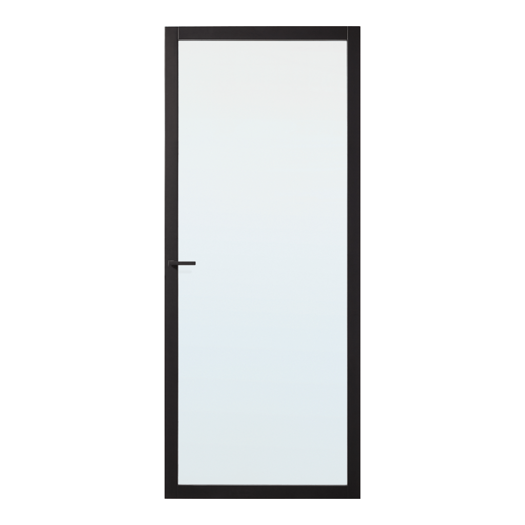 Binnendeur Skantrae Slimseries SSL 4000 Nevel Glas Zwart