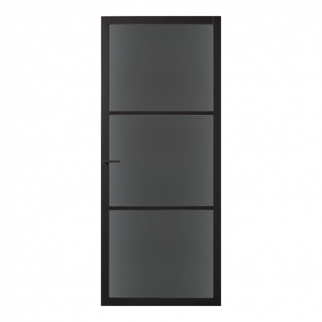 Binnendeur Skantrae Slimseries SSL 4003 Rookglas Zwart