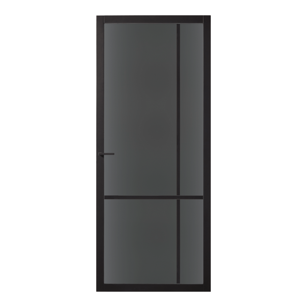 Binnendeur Skantrae Slimseries SSL 4007 Rookglas Zwart