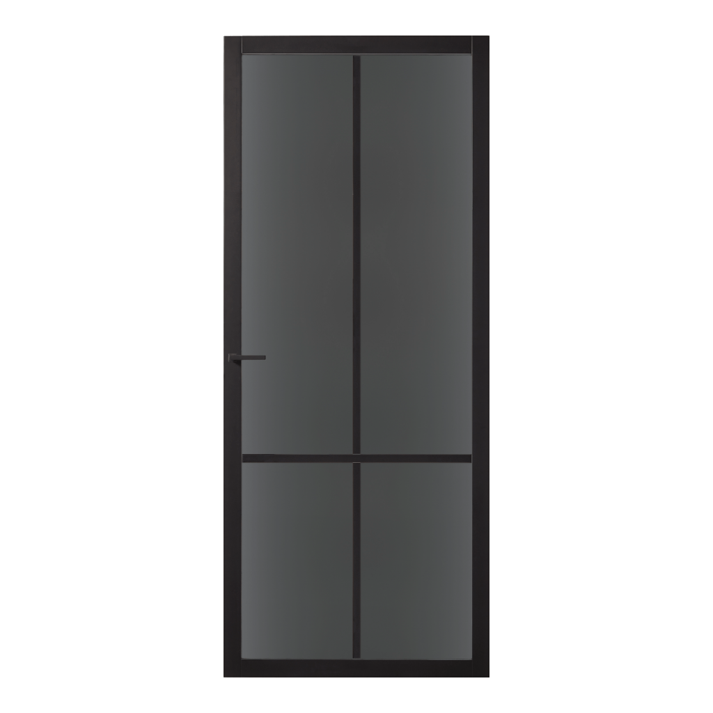 Binnendeur Skantrae Slimseries SSL 4008 Rookglas Zwart