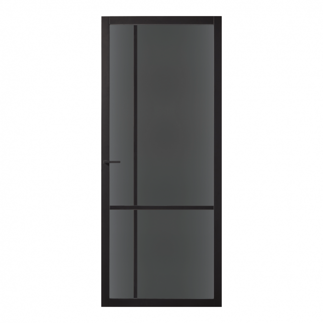 Binnendeur Skantrae Slimseries SSL 4009 Rookglas Zwart