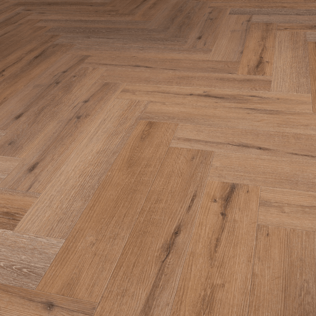 Solidfloor Mansion Klik-PVC Visgraat Vloer Dark Oak 1.35m2