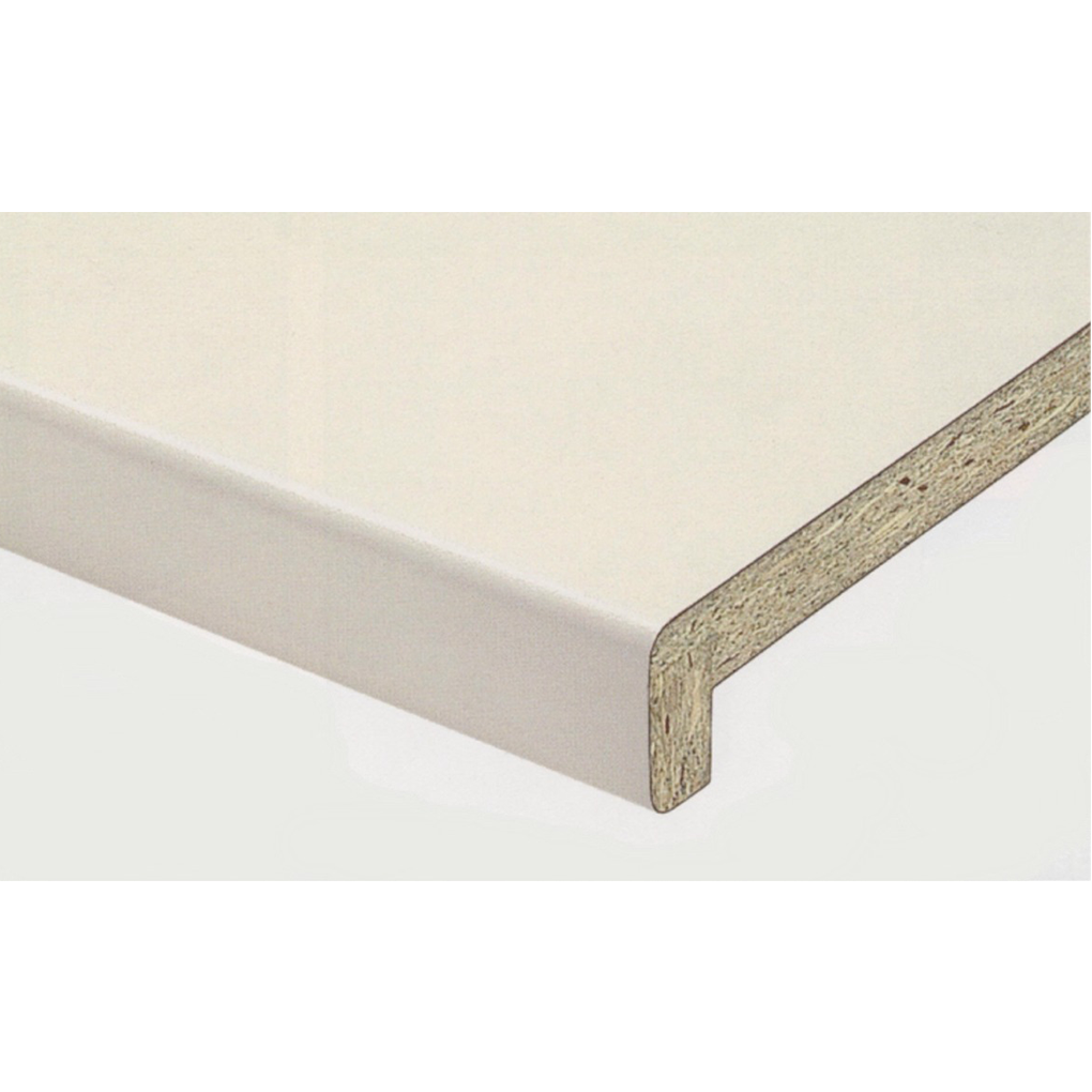 TopStyle Vensterbank Spaanplaat Wit 25x260cm - 2 Stuks