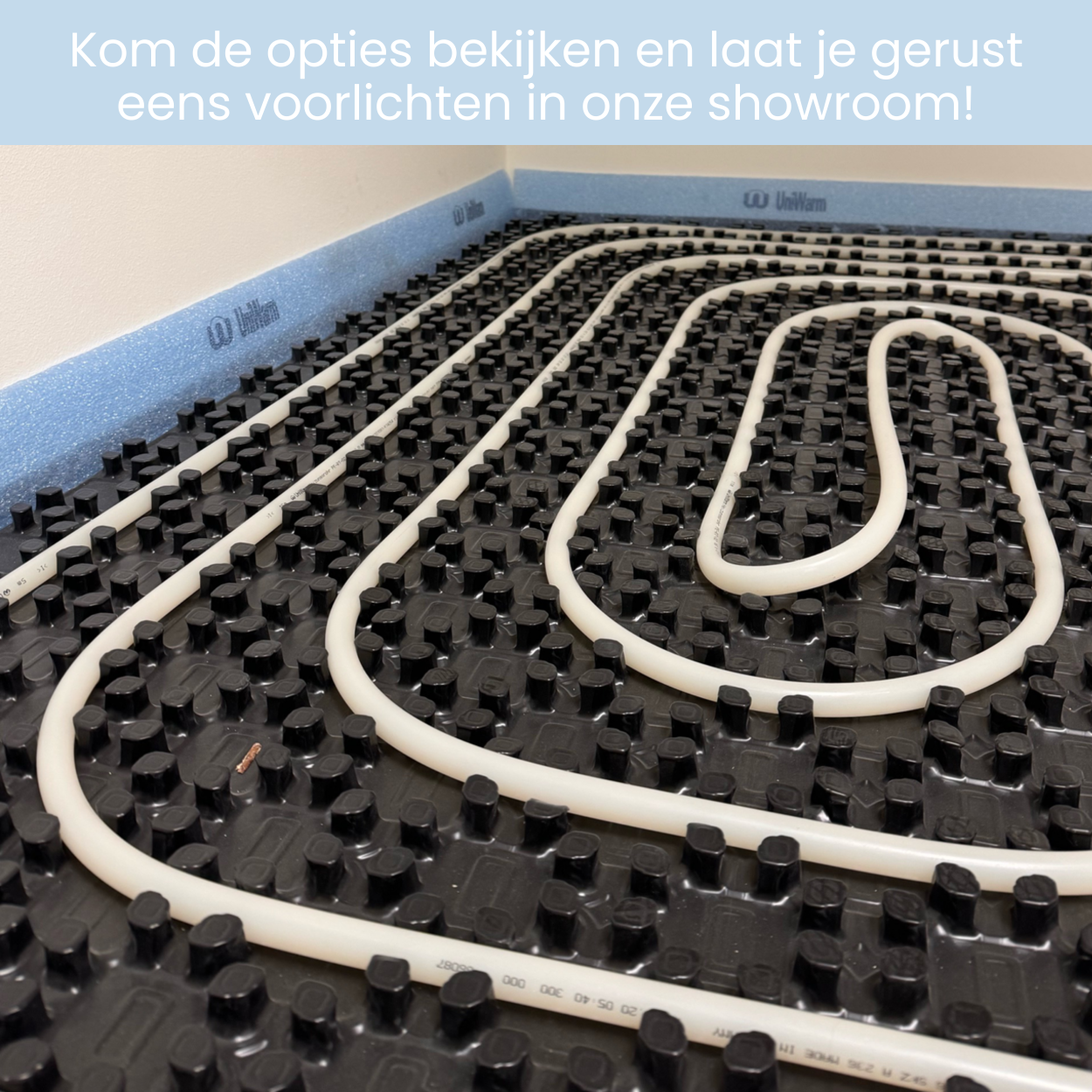 Noppenplaat Vloerverwarming