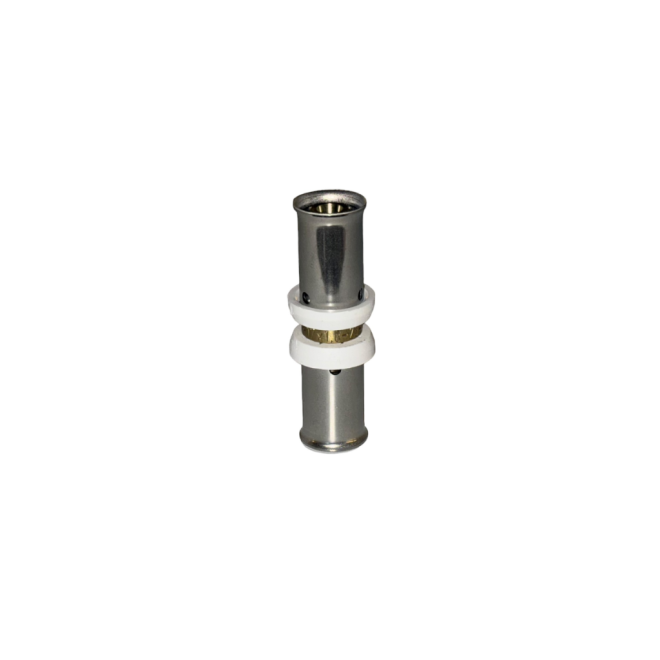 Perskoppeling 12x12mm recht