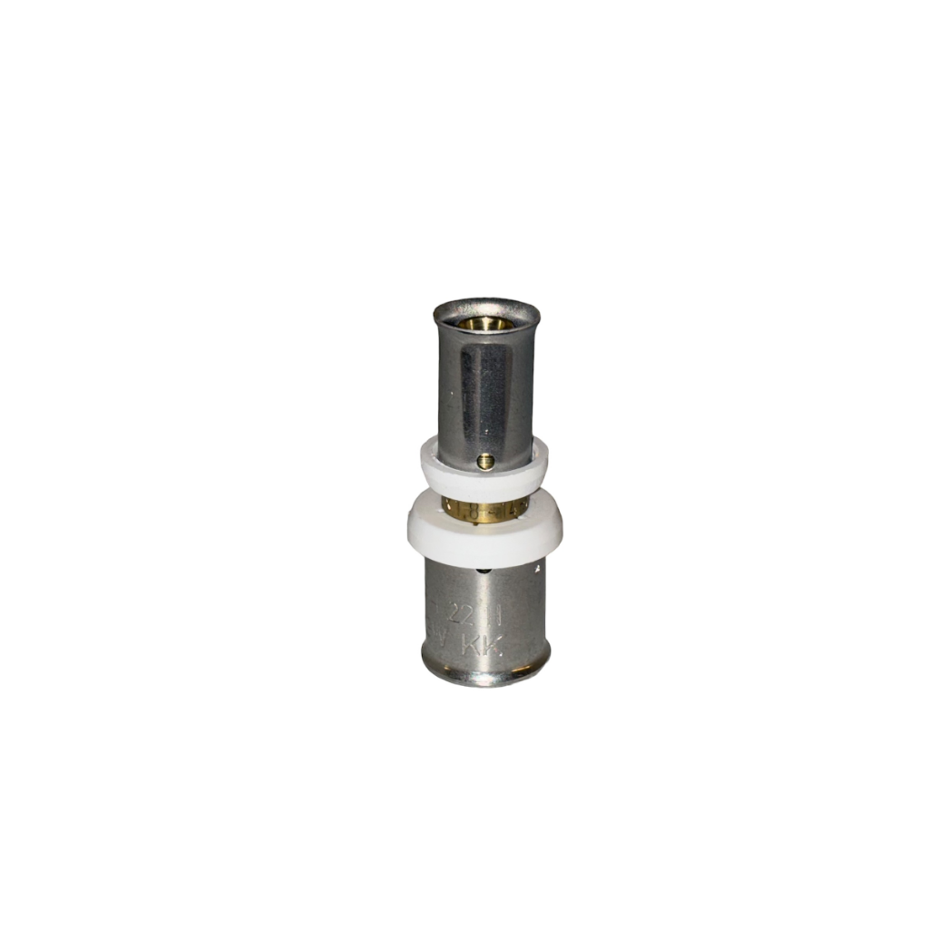 Perskoppeling 12x16mm recht