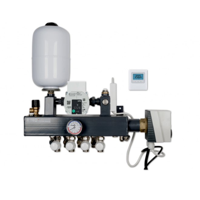Vloerverwarming Elektrische verdeler E-Heater met thermostaat