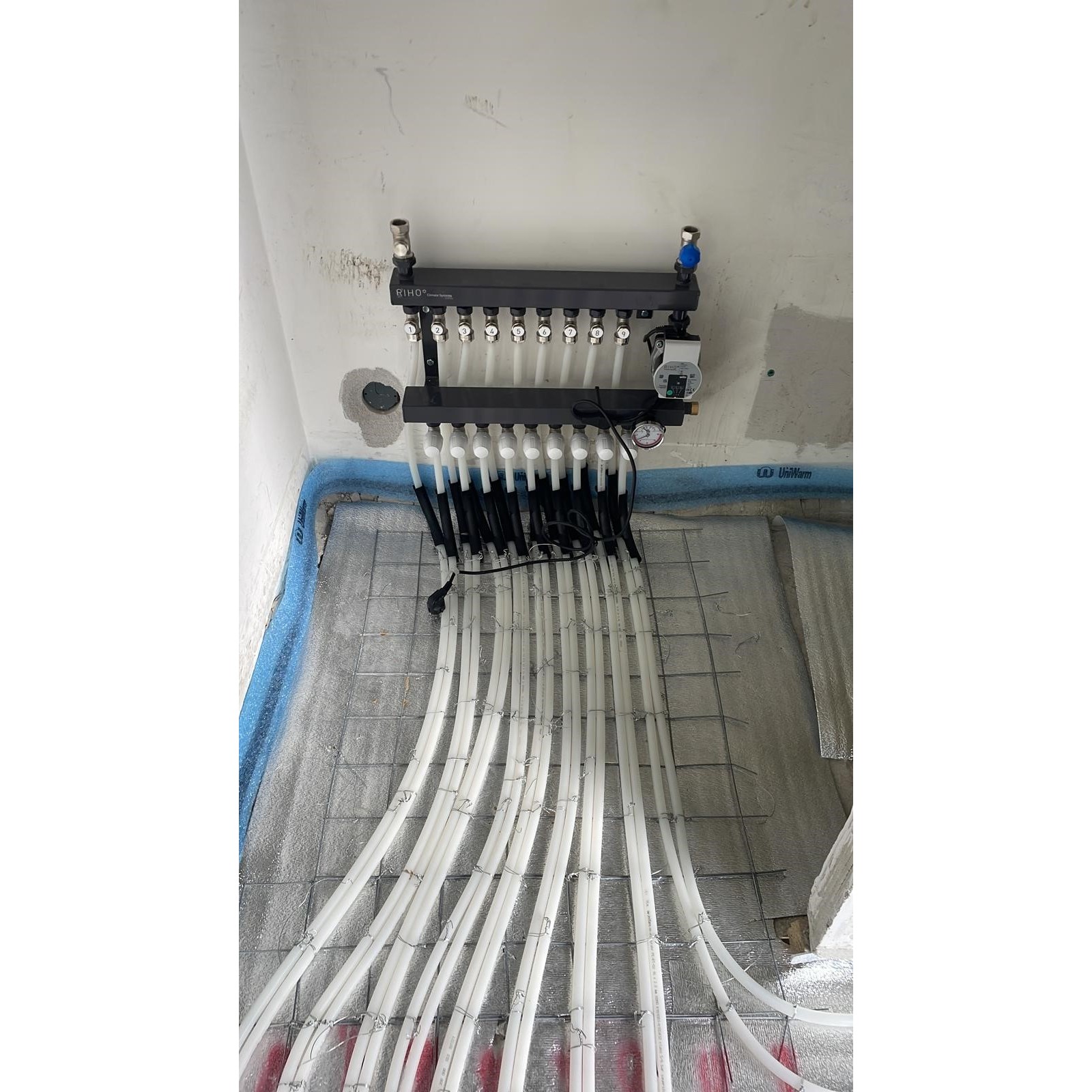 Vloerverwarming Geleidingsbochten