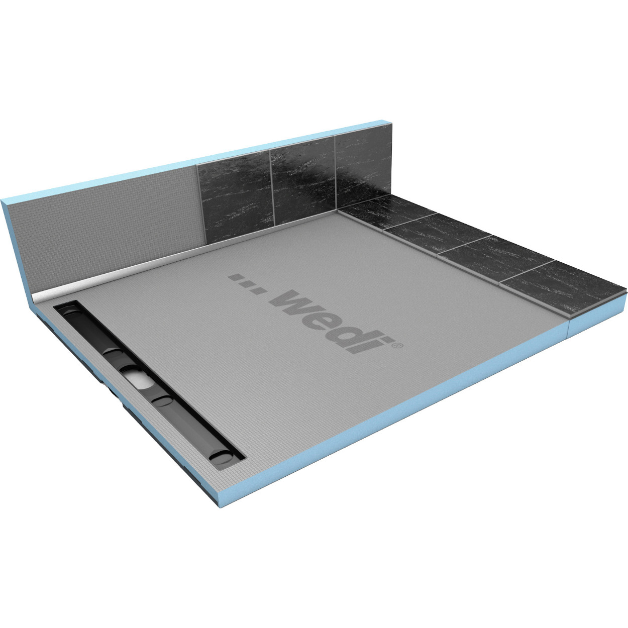 Wedi Fundo Riolito Neo / Plano Linea / Flex afschotprofiel Wand Rechts