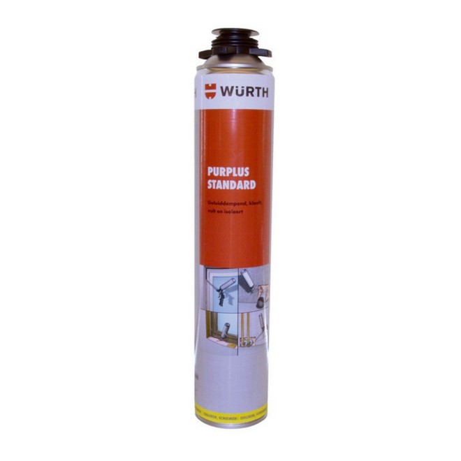 Würth 1K Montageschuim PurPlus 880ml + Spuitmond