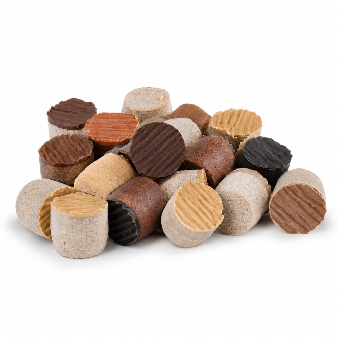 Kerama Cortex Afwerkdopjes – 50 stuks – Diverse Kleuren