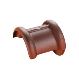 Koramic Halfronde Eindvorst 225mm Rustiek Engobe